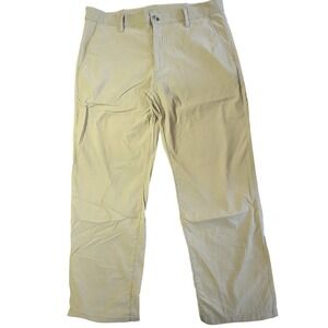 Eddie Bauer Pants Mens 36x30 Khaki Adventure Trek Stretch Outdoor Hiking Zip